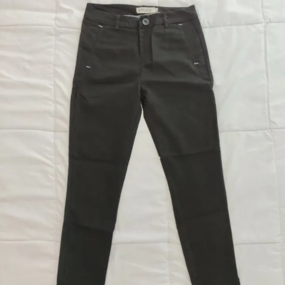 Black Skinny Tailored Pants